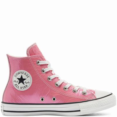 Női Converse Metallic Classics Chuck Taylor All Star Magasszárú Cipő CO2581693 Rózsaszín